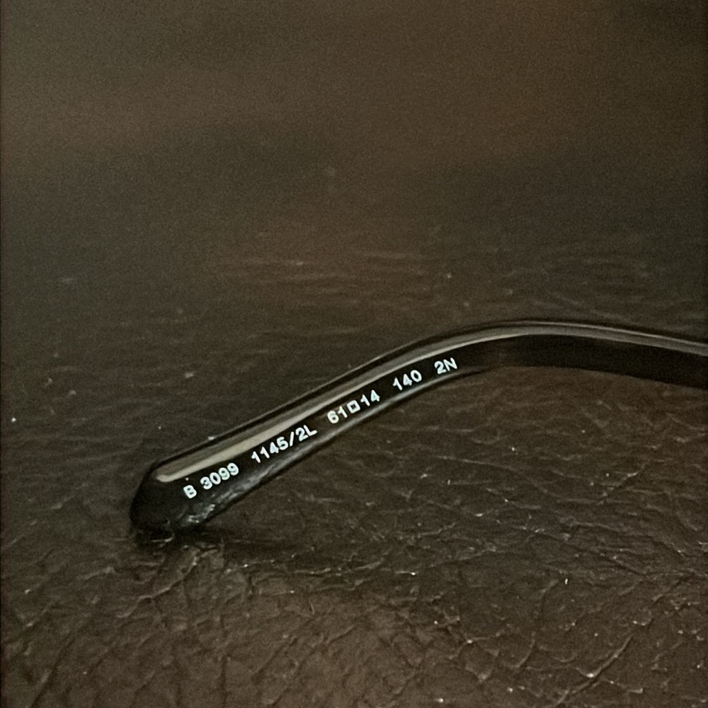 Burberry unisex check nova logo monogram aviator sunglasses NEW - Picture 7 of 8